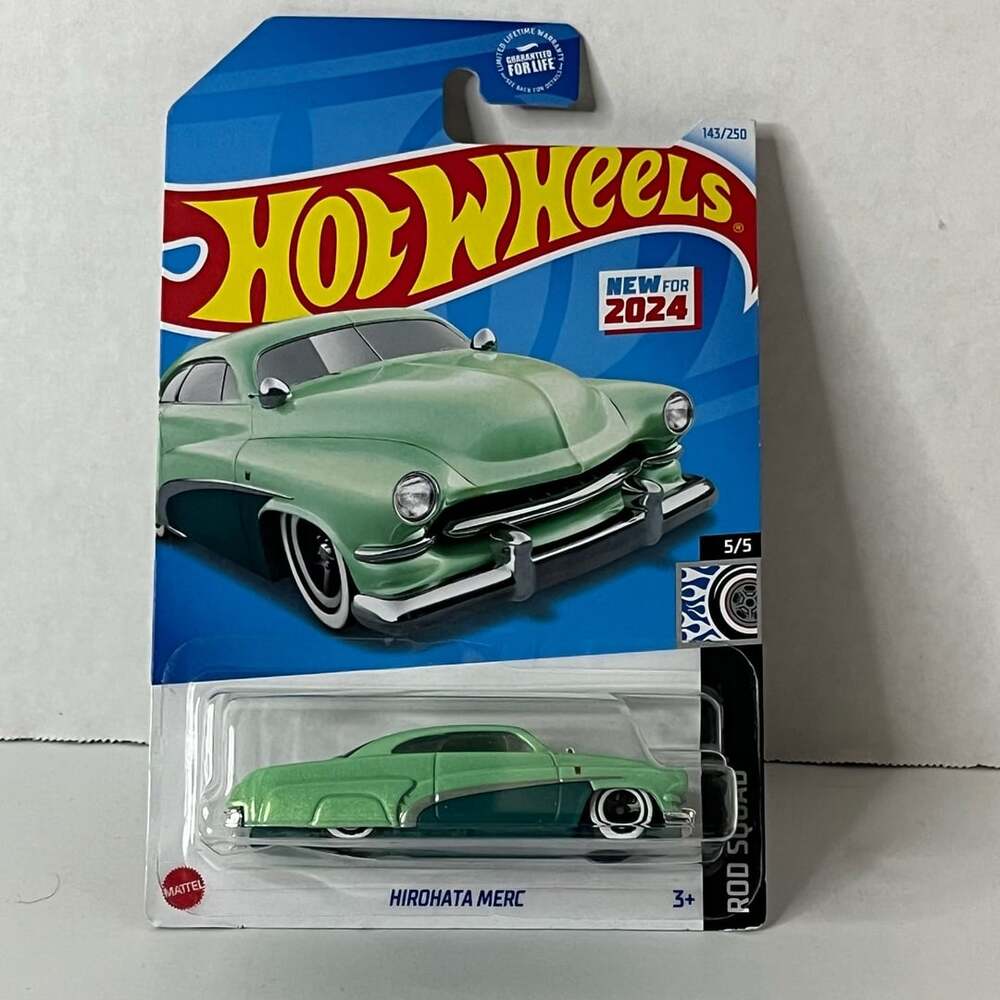 Hot Wheels Hirohata Merc Rod Squad 5/5 Green 143/250